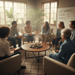 group therapy for addiction recovery program